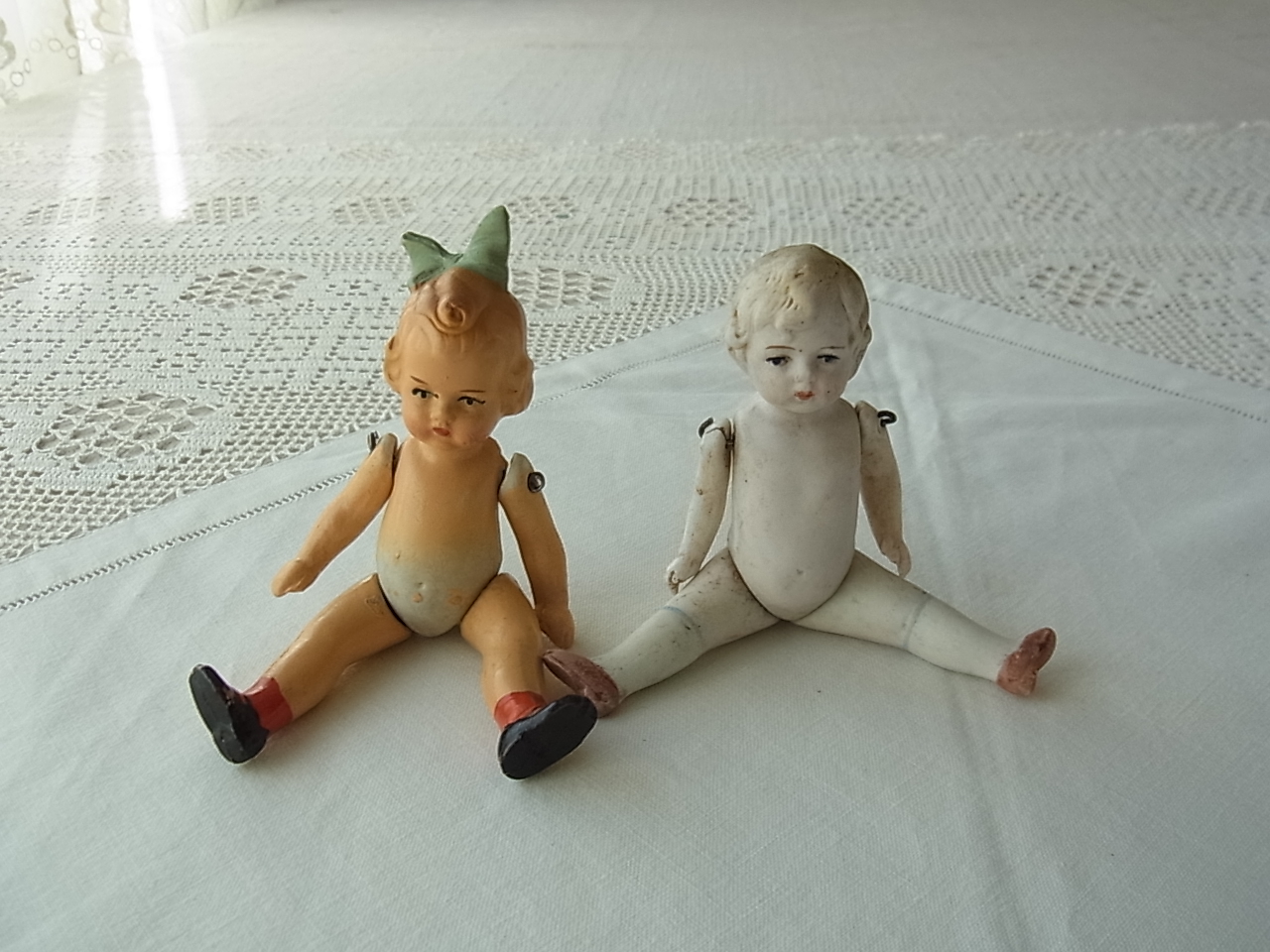 ④ドイツのビスクドール、アンティークドール - おもちゃ/人形